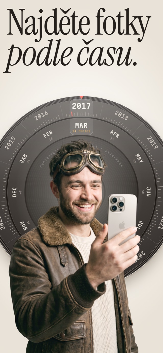 Najděte fotky podle času: časové kolečko nastavené na březen 2017