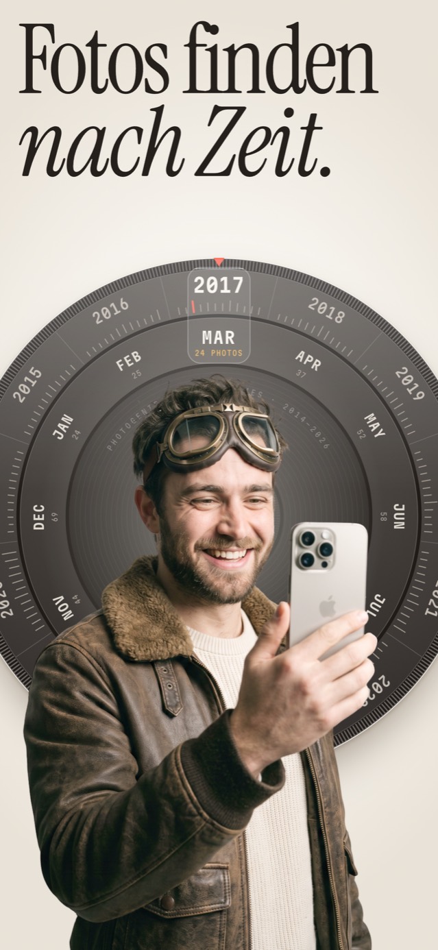 Fotos finden nach Zeit: das Zeitrad auf März 2017