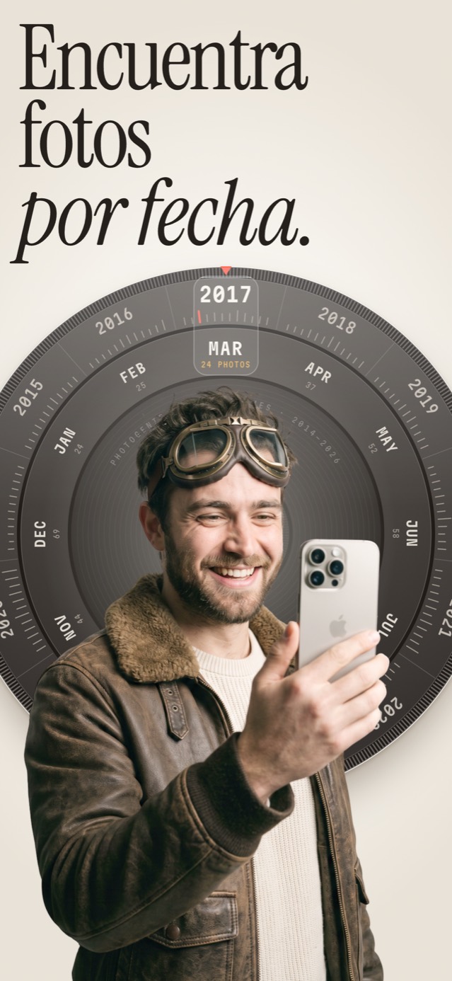 Encuentra fotos por fecha: el dial del tiempo en marzo de 2017