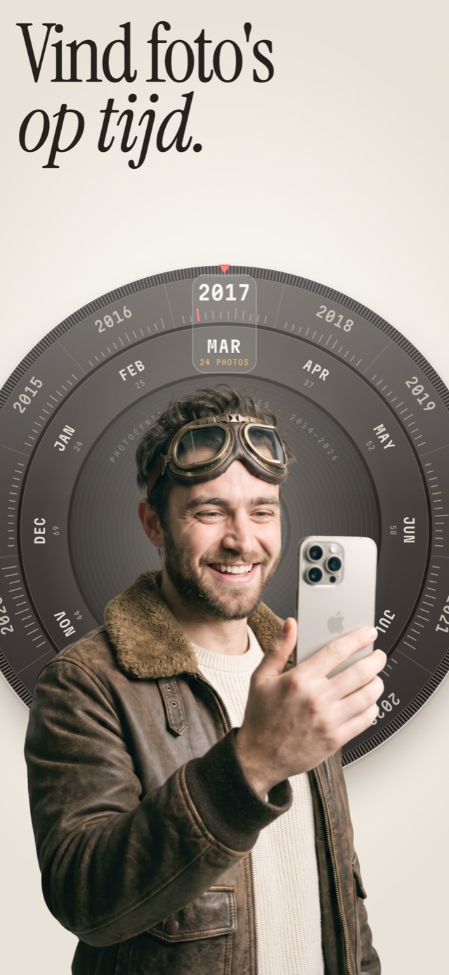 Vind foto's op tijd: het tijdwiel op maart 2017