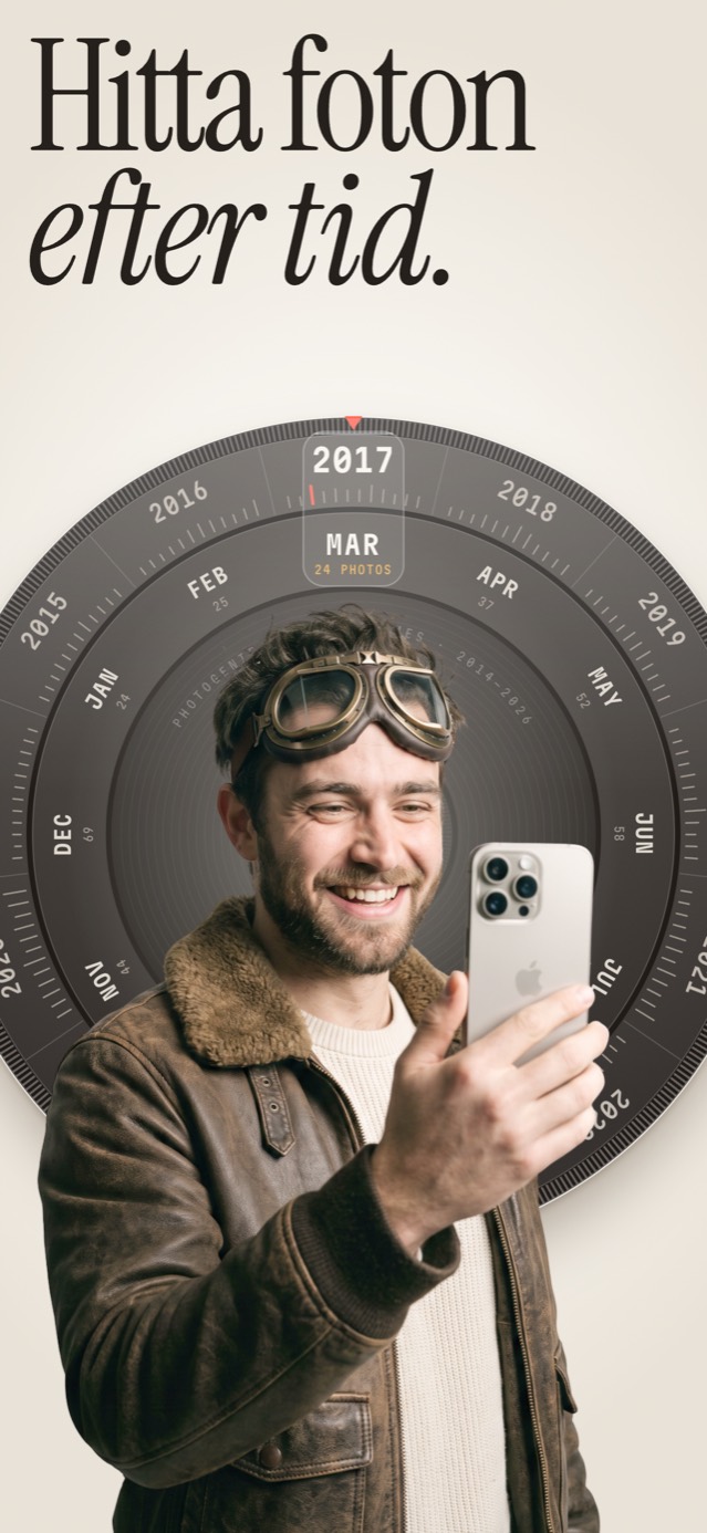 Hitta foton efter tid: tidsratten inställd på mars 2017